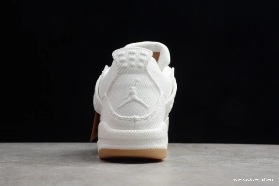 Tag) AO2571 Levi's Jordan (Levi's White AO2571 Air 4 Retro 100 100 0308